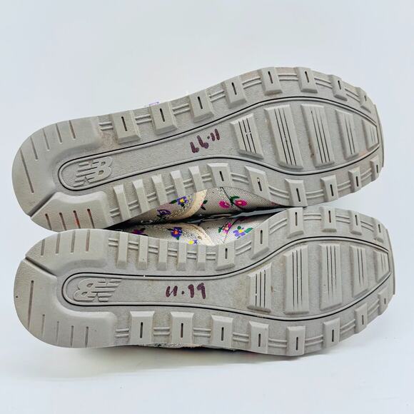 New Balance 996 Womens 6 Wide Gray Tape Floral Flower Sneakers Shoes - Picture 10 of 13